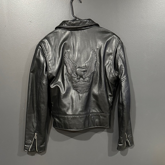 Harley Davidson Leather Jacket M - Picture 4 of 5